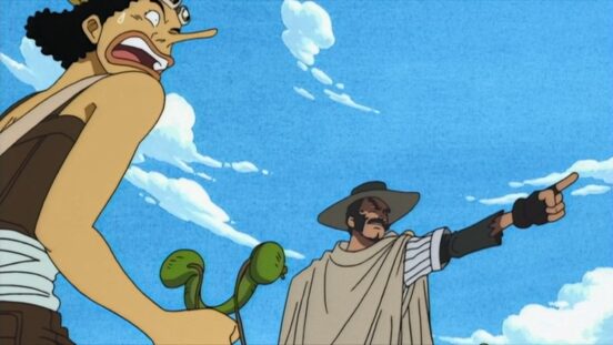 Usopp vs. Daddy the Parent; Duel la amiază