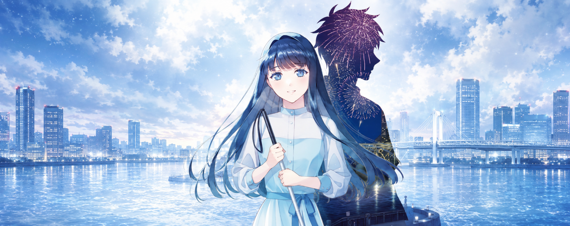 Toumei na Yoru ni Kakeru Kimi to, Me ni Mienai Koi wo Shita.